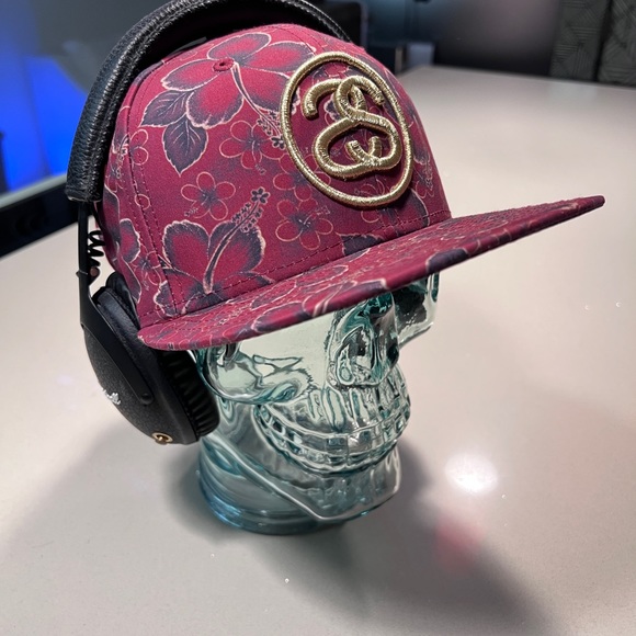 Two (2) Stussy Flowered Fitted Hats · 7 1/2 · Like New - Picture 3 of 8